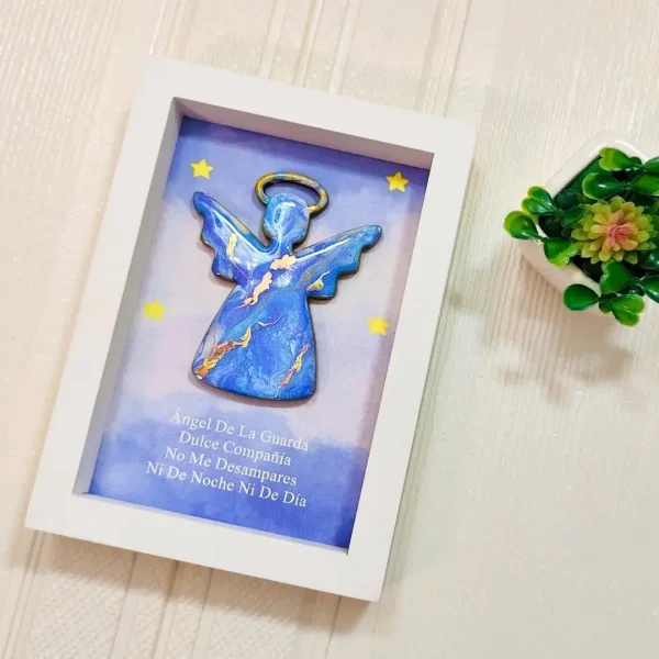 Angel de la guarda con oración para niño 4