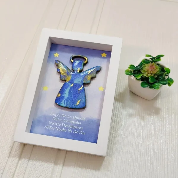 Angel de la guarda con oración para niño 1