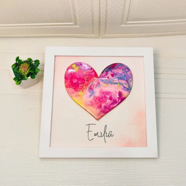 Corazón con nombre personalizado 2