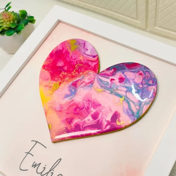 Corazón con nombre personalizado 1