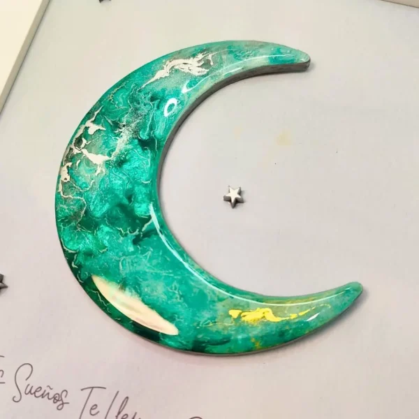 Cuadro de luna con nombre personalizado 1