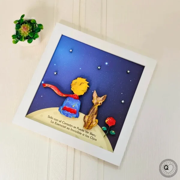 Cuadro inspirado en el principito 4