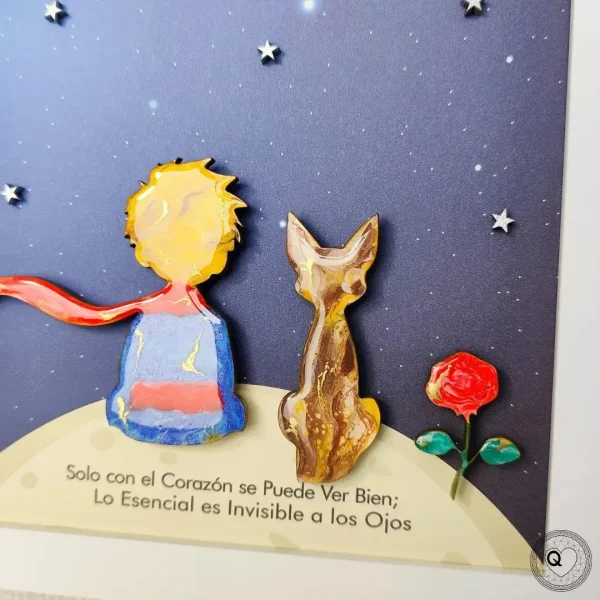 Cuadro inspirado en el principito 3