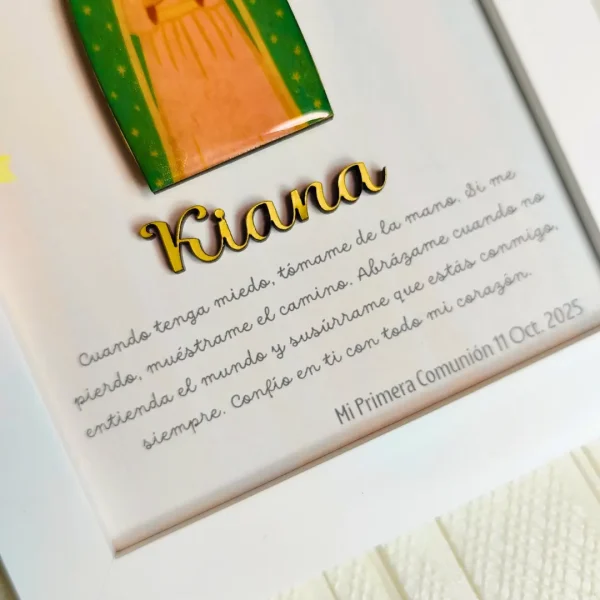 Virgen De Guadalupe │Primera Comunión│Con Nombre - Imagen 4