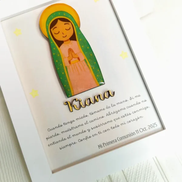 Virgen De Guadalupe │Primera Comunión│Con Nombre - Imagen 5